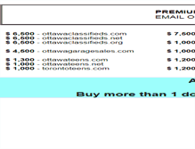 Tablet Screenshot of ottawaclassifieds.com